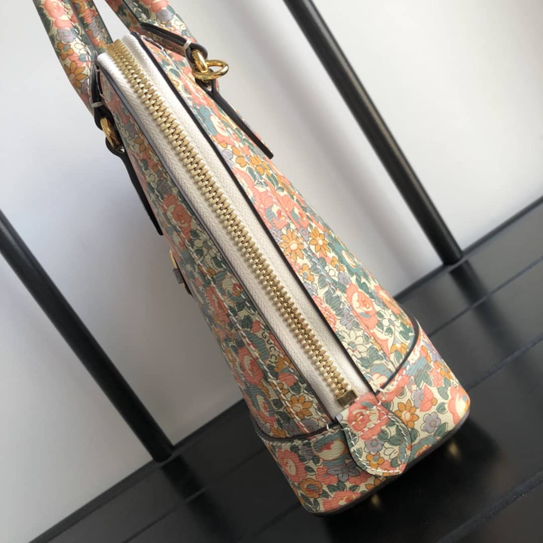 Gucci GG Horsebit 1955 Small Top Handle Printing Replica Bag 621220 - DEEPREPS