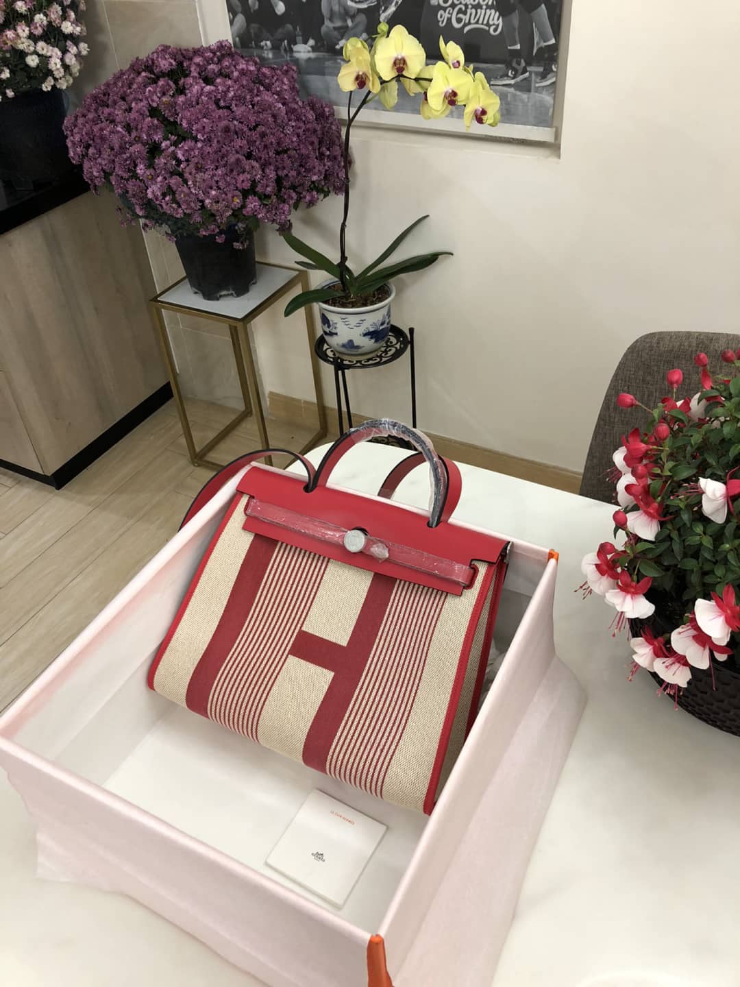 Replica Hermes Birkin Bag 31 Canvas Leather HerBag - DEEPREPS