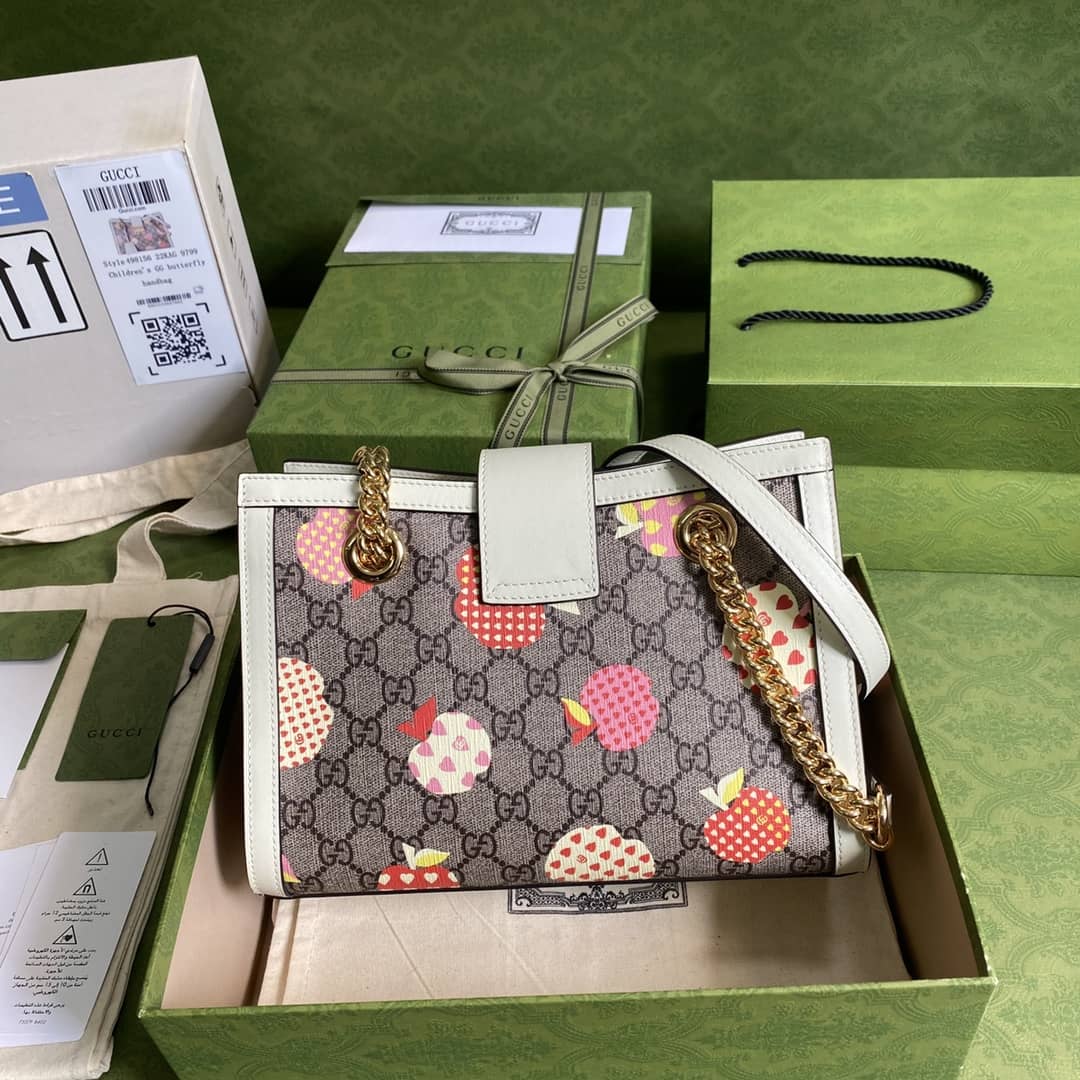 Gucci Padlock Small Berry Tote Replica 498156 - DEEPREPS