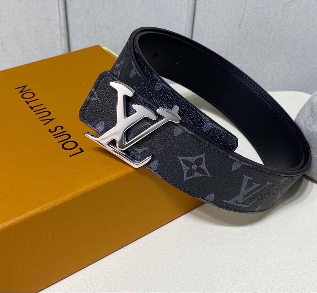Fake Louis Vuitton Logo Belt 40mm - DEEPREPS
