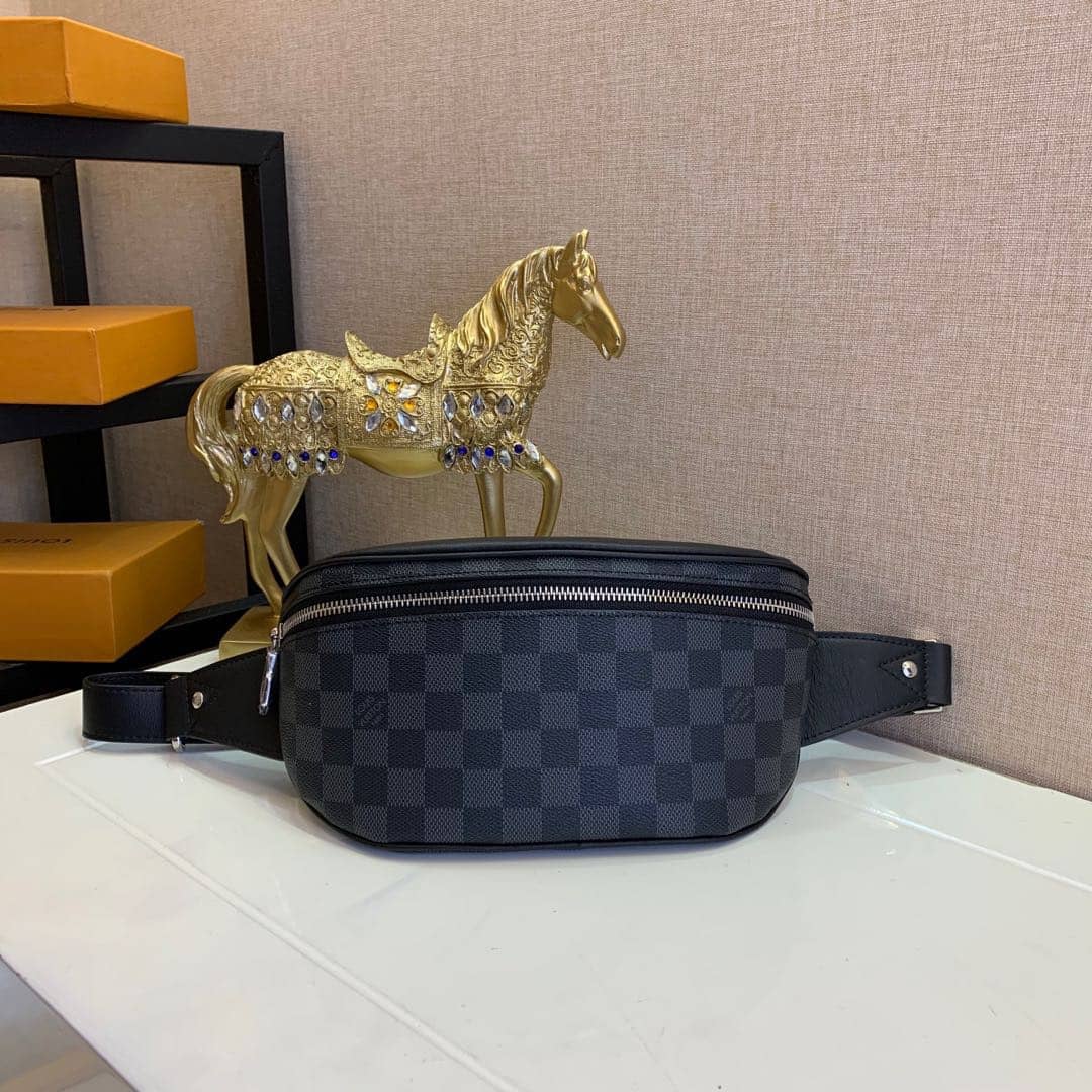 Louis Vuitton Damier Campus Graphite PVC Body Replica Bumbag N40362 - DEEPREPS