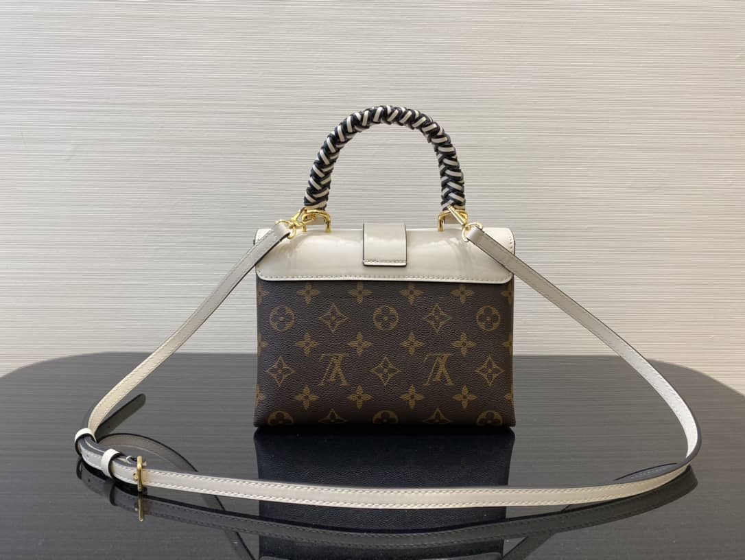 Louis Vuitton Monogram Canvas Locky BB Bag Replica White M44321 - DEEPREPS