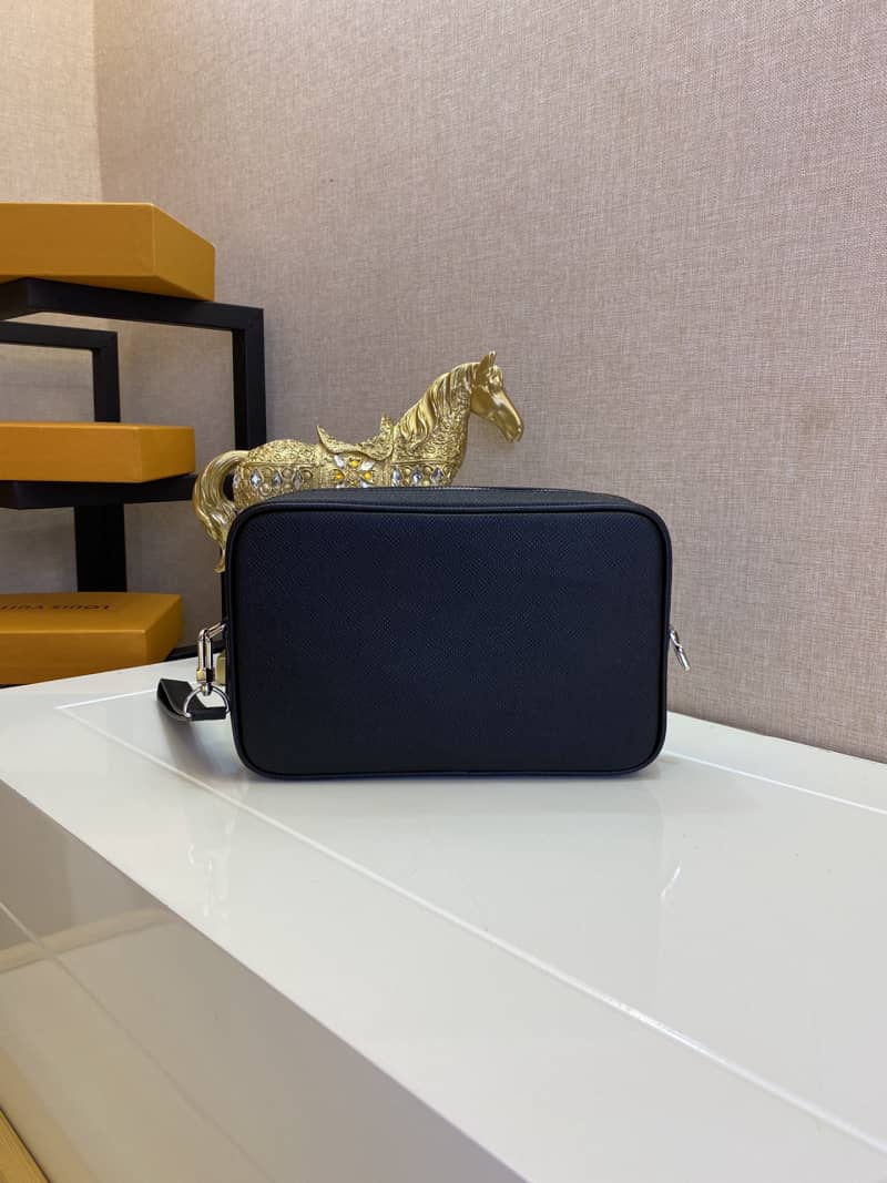 Louis Vuitton Pochette Kasai Taiga Cowhide Leather Tote Replica M30441 - DEEPREPS