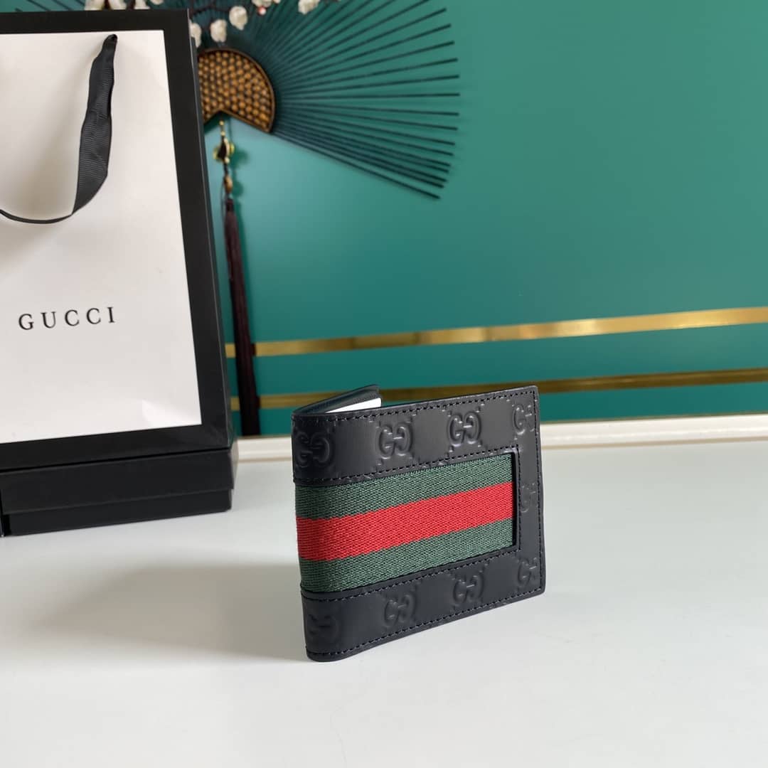 Gucci Web GG Supreme Wallet Replica 408827 - DEEPREPS