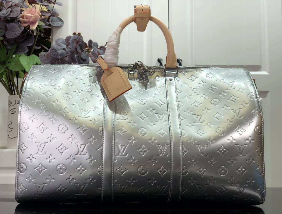Louis Vuitton Keepall Patent Leather Replica Travel Bag M40569 - DEEPREPS