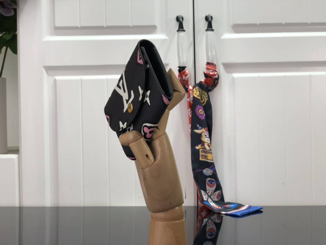 Louis Vuitton Dupe Purses Monogram Rosalie Coin Porto  Black M80755 - DEEPREPS