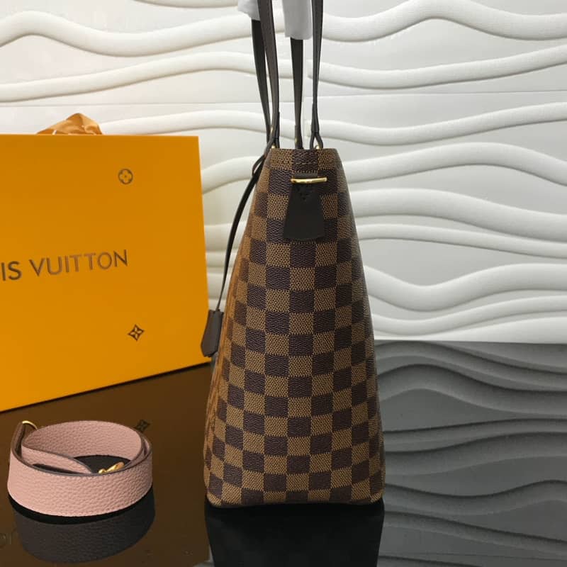 Louis Vuitton Jersey Damier Ebene Canvas Magnolia Pink Bag Replica N44041 - DEEPREPS