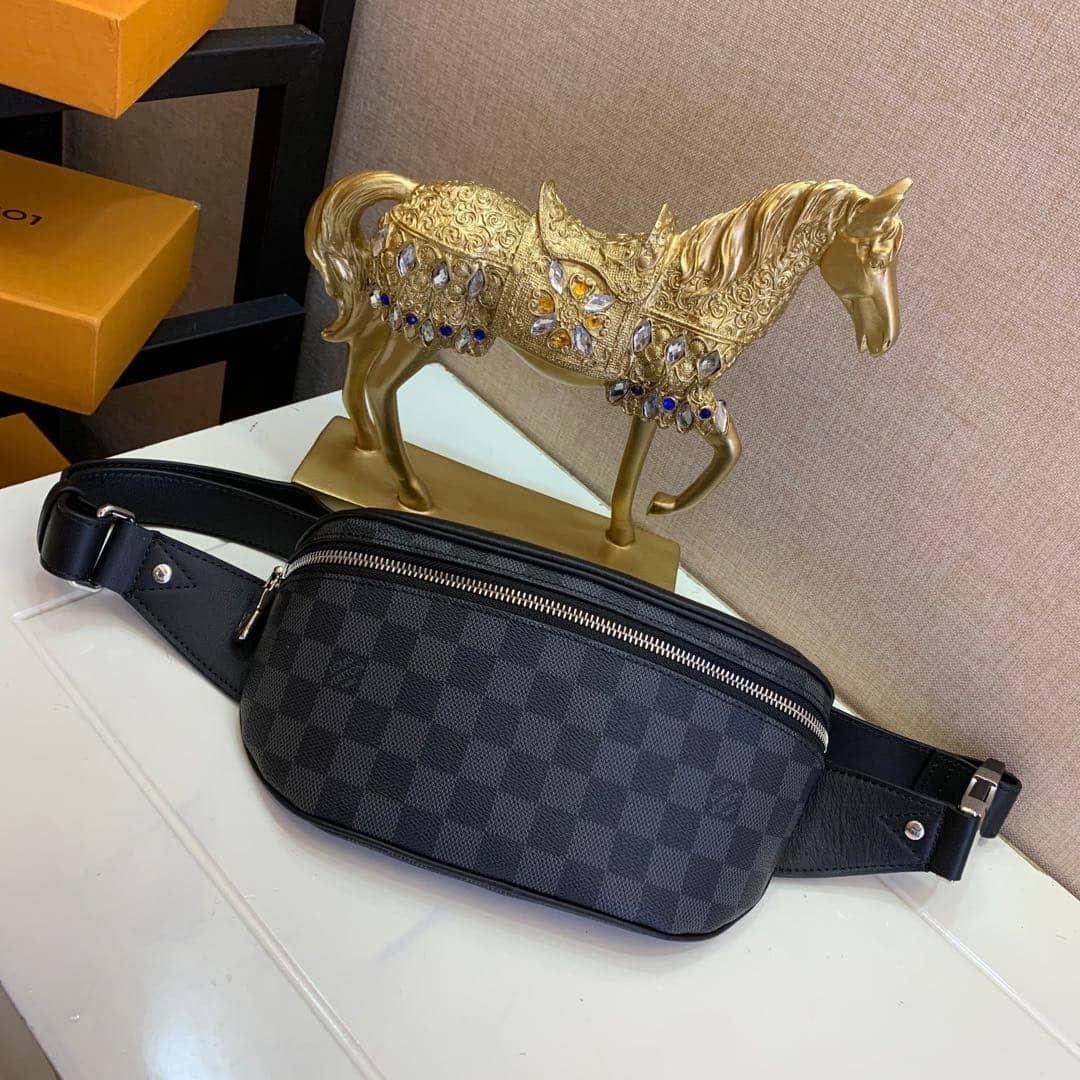 Louis Vuitton Damier Campus Graphite PVC Body Replica Bumbag N40362 - DEEPREPS