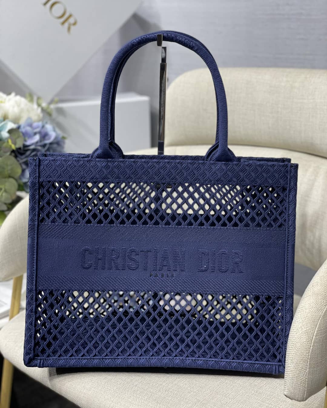 Christian Dior Mesh Book Tote Bag Dupe - DEEPREPS