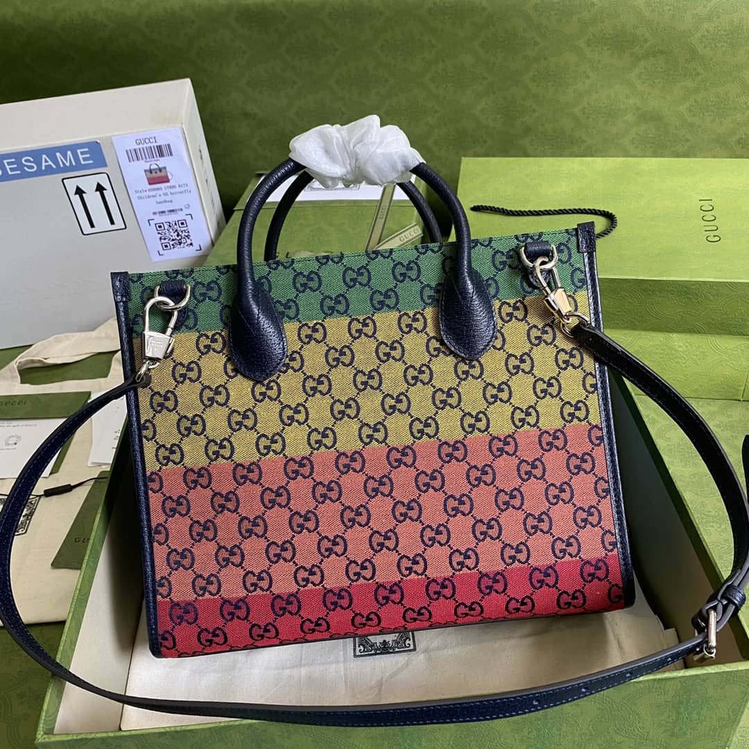 Gucci Les Pommes Small GG 2Way Tote Replica 659983 - DEEPREPS