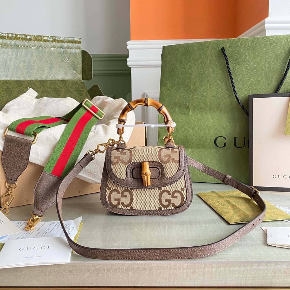 Gucci Bamboo 1947 Mini Top Handle Crossbody Bag 686864 Replica - DEEPREPS