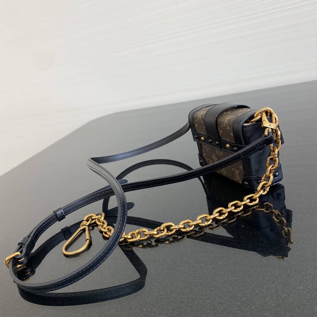 Louis Vuitton Mini Trunk Monogram Canvas Key Chain Replica Bag 44188M - DEEPREPS