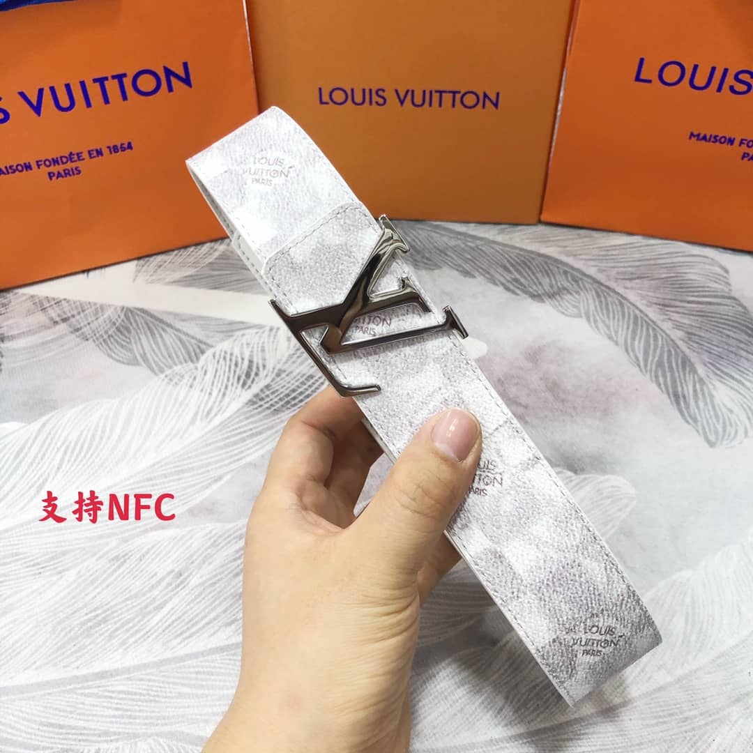 7 Star Louis Vuitton Leather Belt 40mm - DEEPREPS