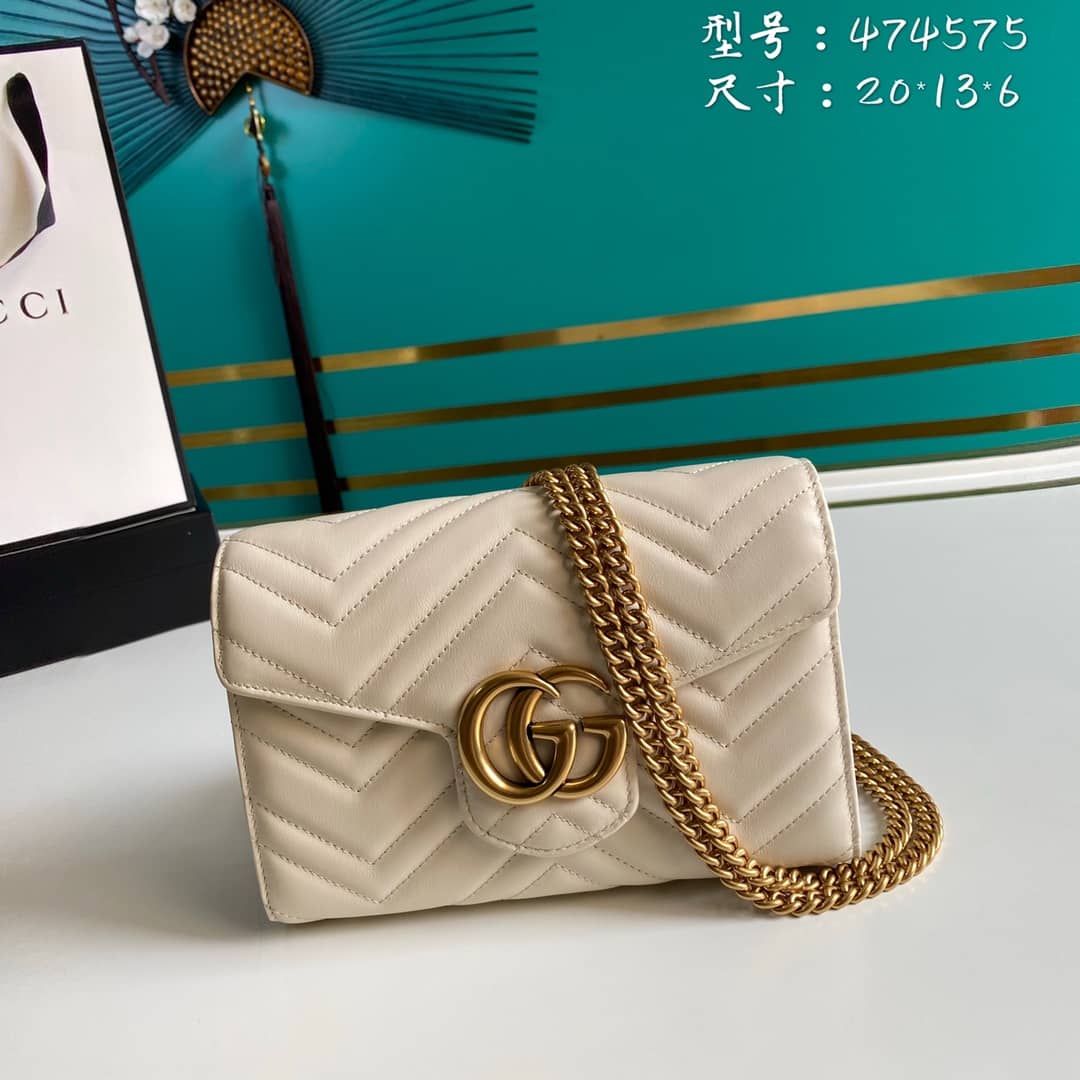 Gucci Marmont GG Matelassé Mini Bag Replica 474575 - DEEPREPS