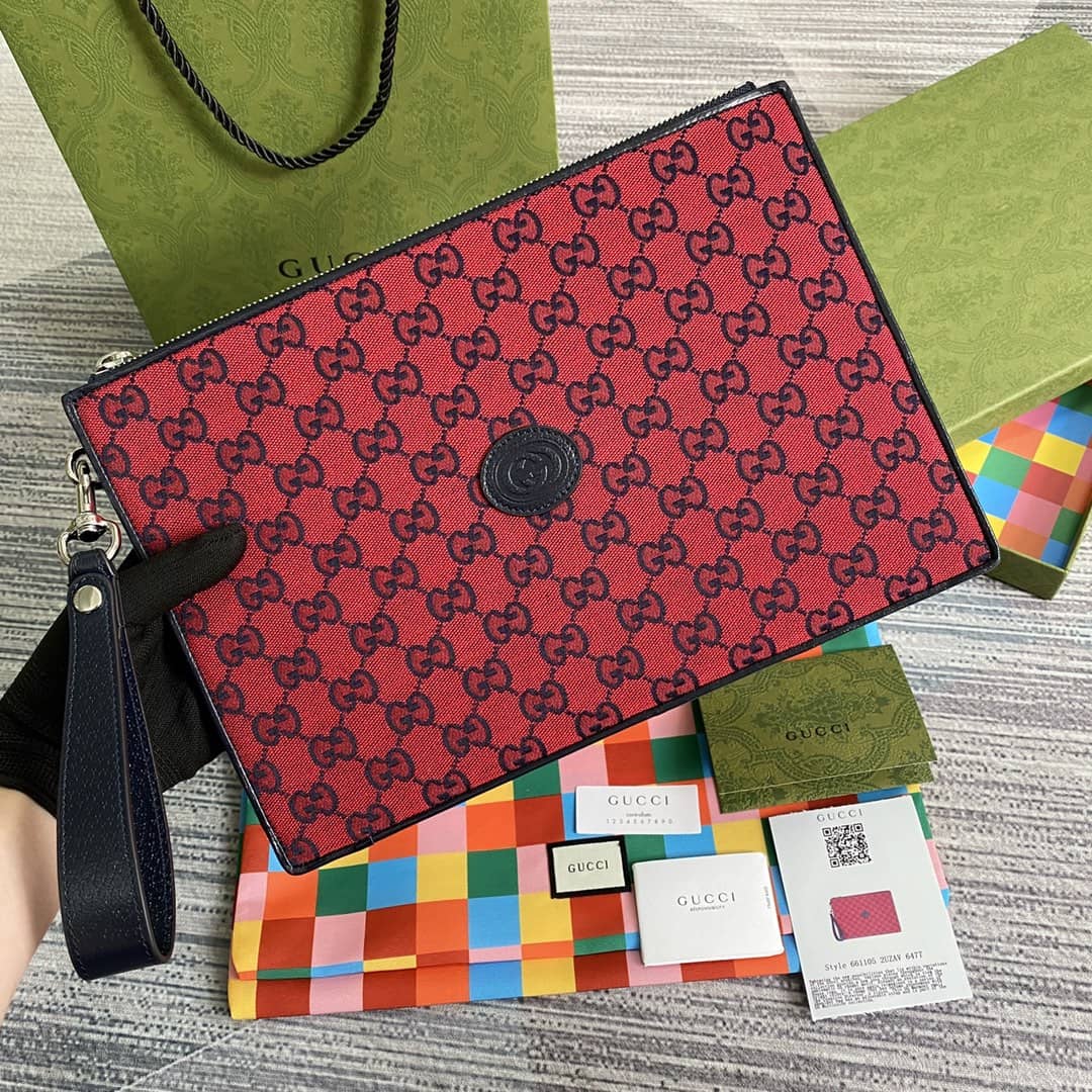 Gucci Purse Dupes Multicolor Canvas GG Pouch657581 - DEEPREPS