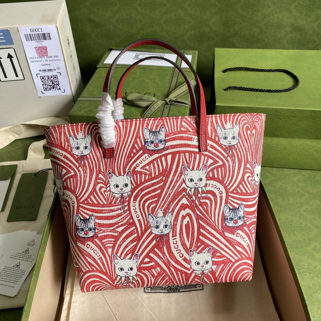 Gucci Children GG Supreme Tote Replica 410812 - DEEPREPS