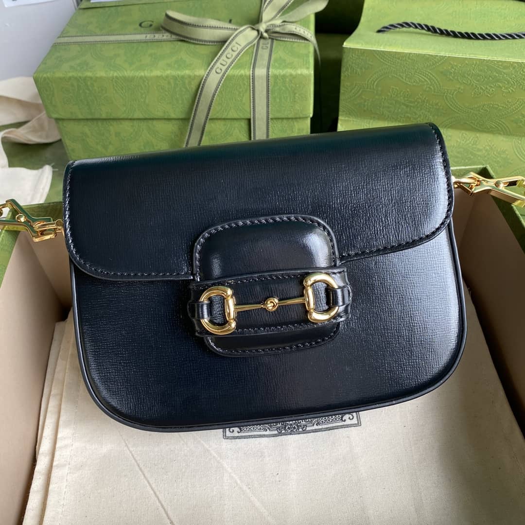 Gucci 1955 Horsebit Supreme GG Canvas Mini Shoulder Bag Replica 658574 - DEEPREPS