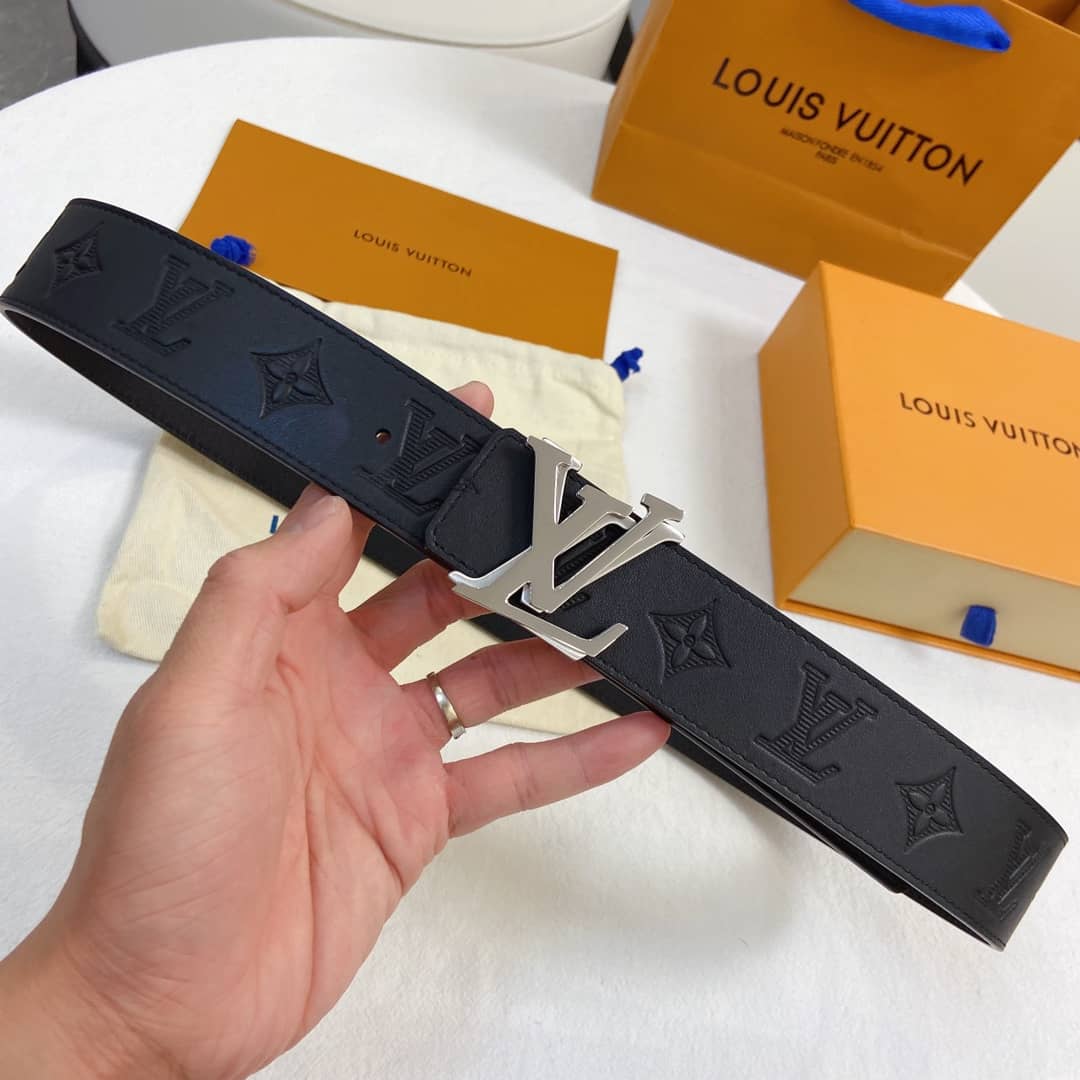 Fake Louis Vuitton Logo Belt 40mm - DEEPREPS