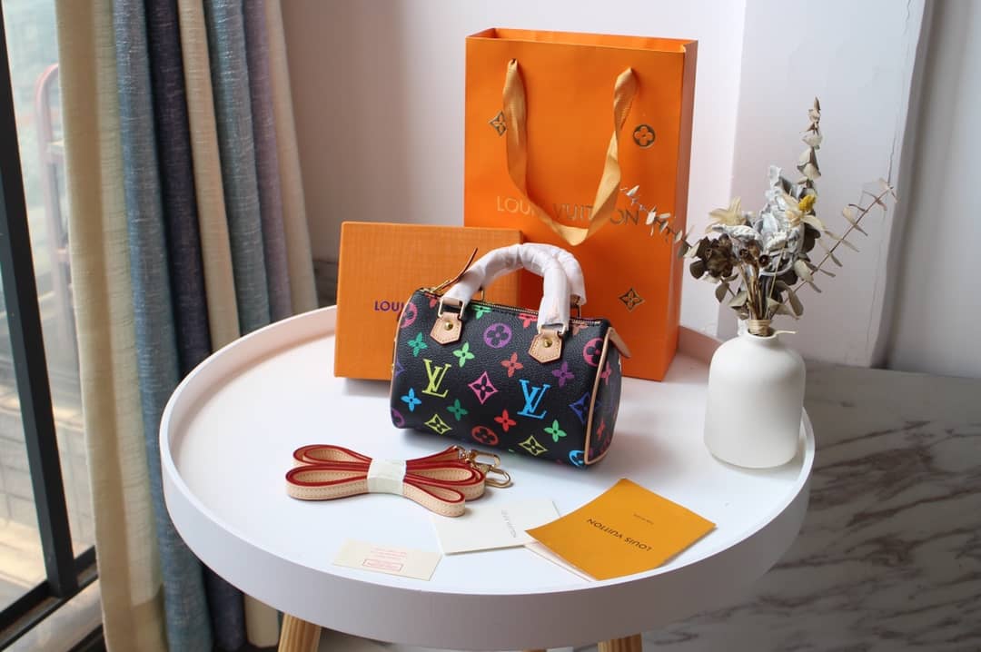 LV Duffle Bag Replica Monogram Multi Mini Speedy M92645 - DEEPREPS