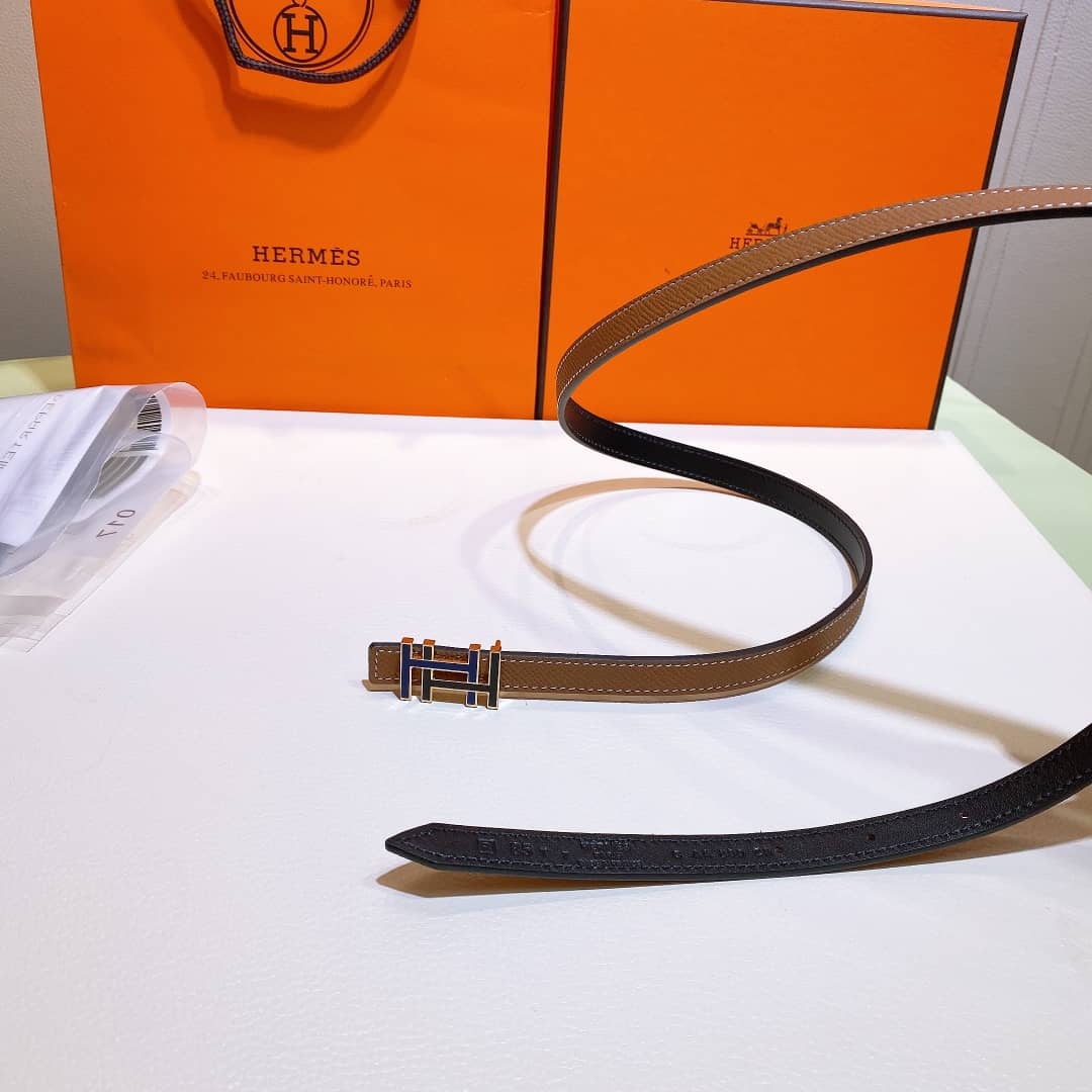 7 Star Hermes Leather Belt 13mm For Lady - DEEPREPS