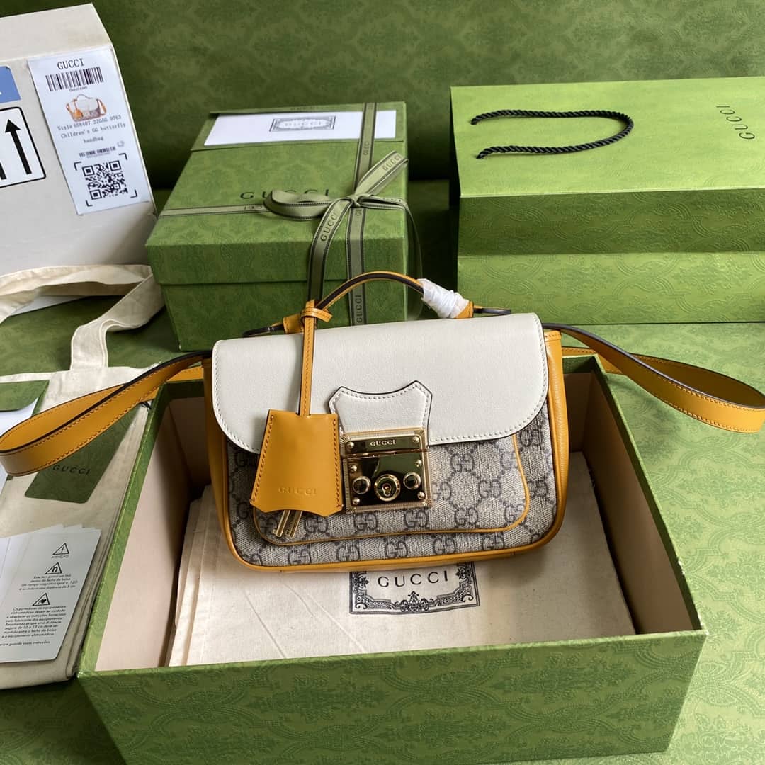 Gucci Supreme GG Padlock Canvas Mini Bag Replica 658487 - DEEPREPS