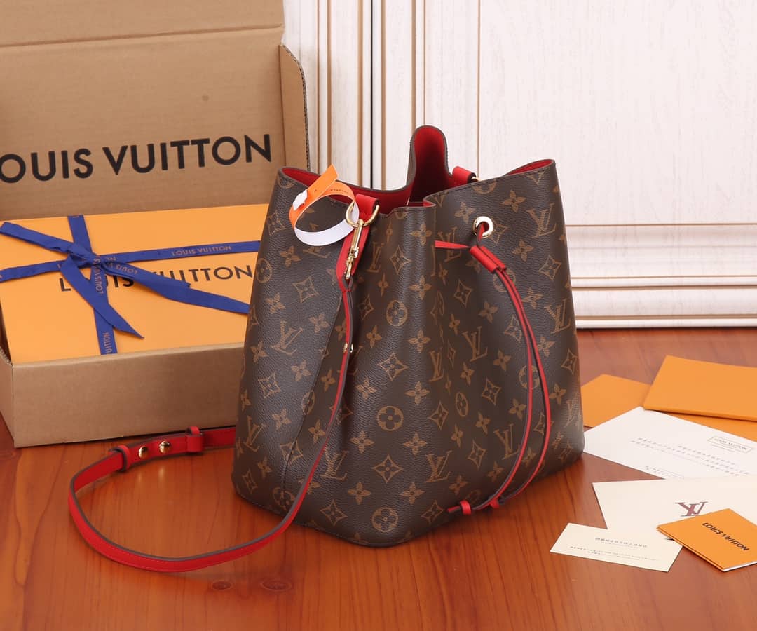 Louis Vuitton Neo Noe Replica Bucket Bag Brown M44021 - DEEPREPS