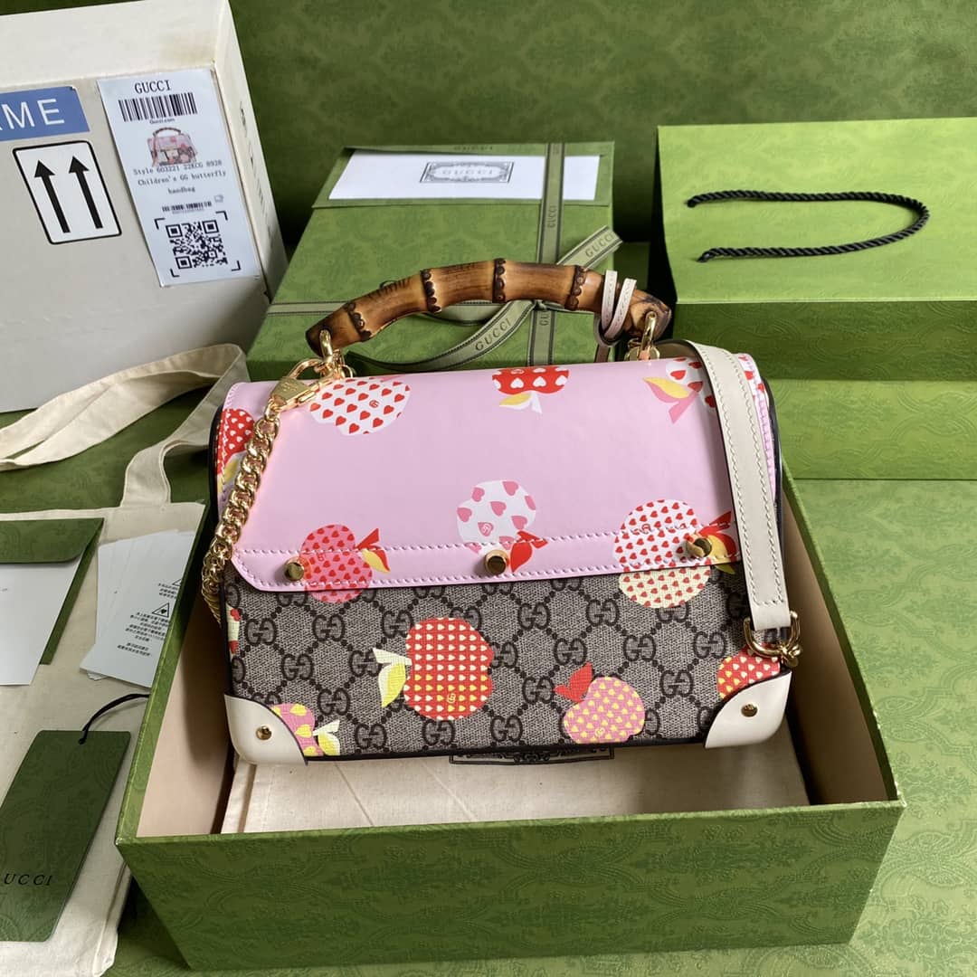 Gucci Padlock Small Bamboo Shoulder Bag Replica 603221 - DEEPREPS