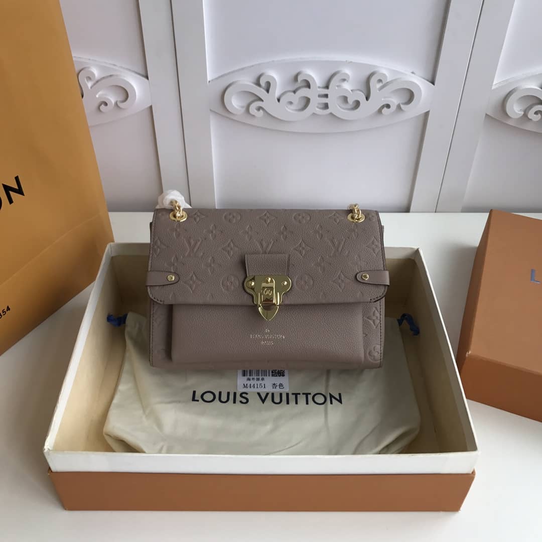 Louis Vuitton Monogram Empreinte Vavin PM Chain Replica Shoulder Bag Apricot M44151 - DEEPREPS
