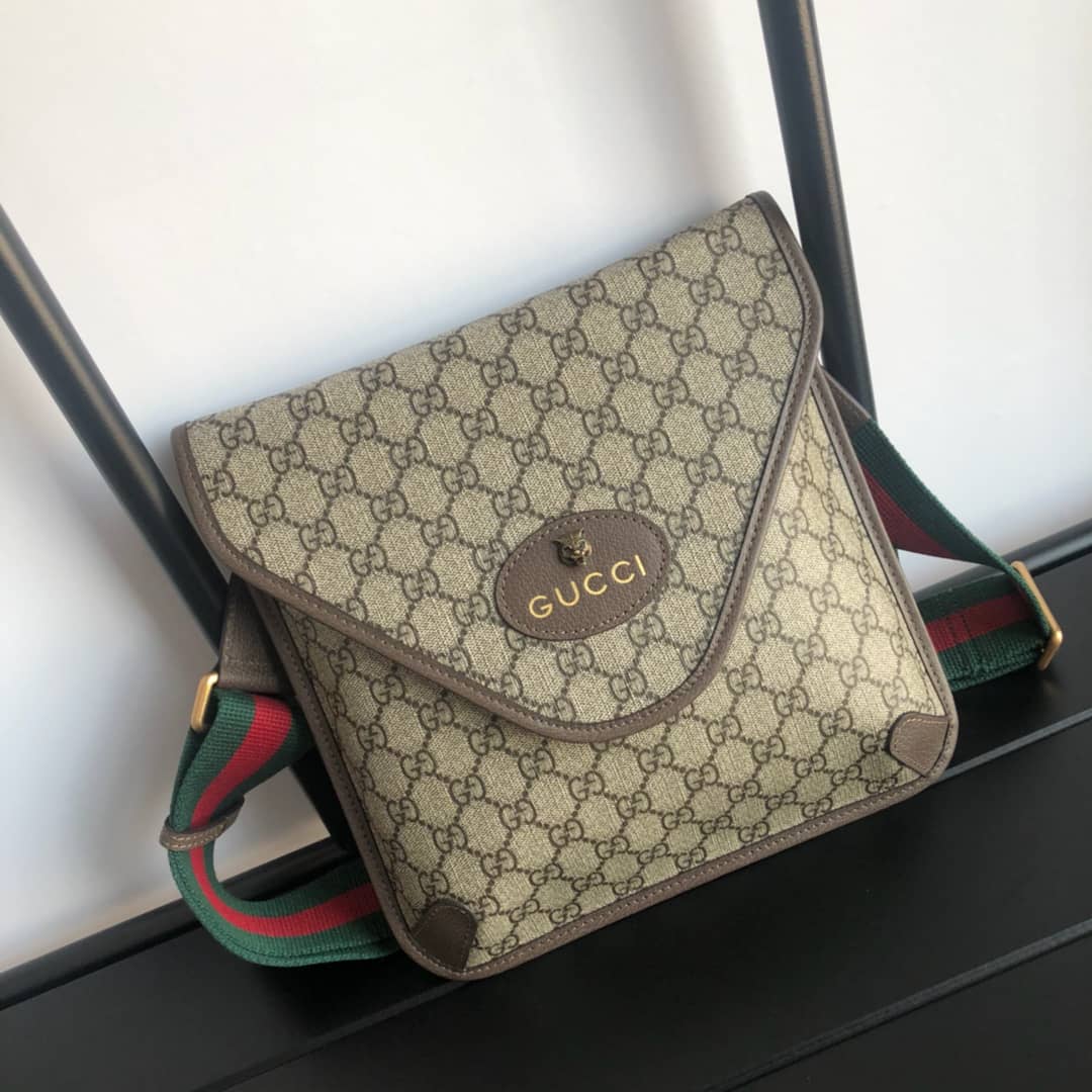 Gucci GG Supreme Medium Messenger Bag Replica 598604 - DEEPREPS