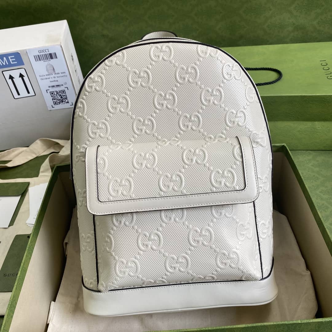Gucci GG Embossed Backpack Replica 658579 - DEEPREPS