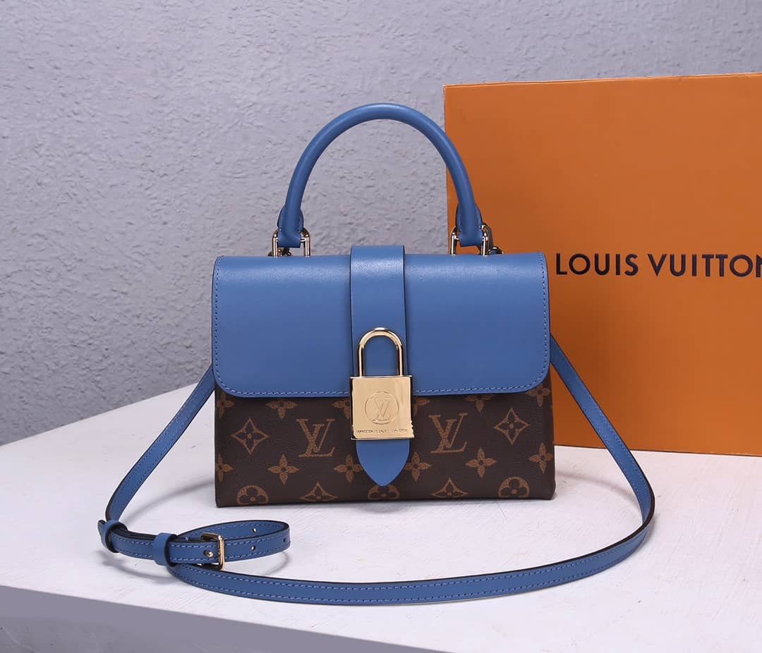 Louis Vuitton Locky BB 2way Replica Shoulder Bag Blue M44141 - DEEPREPS