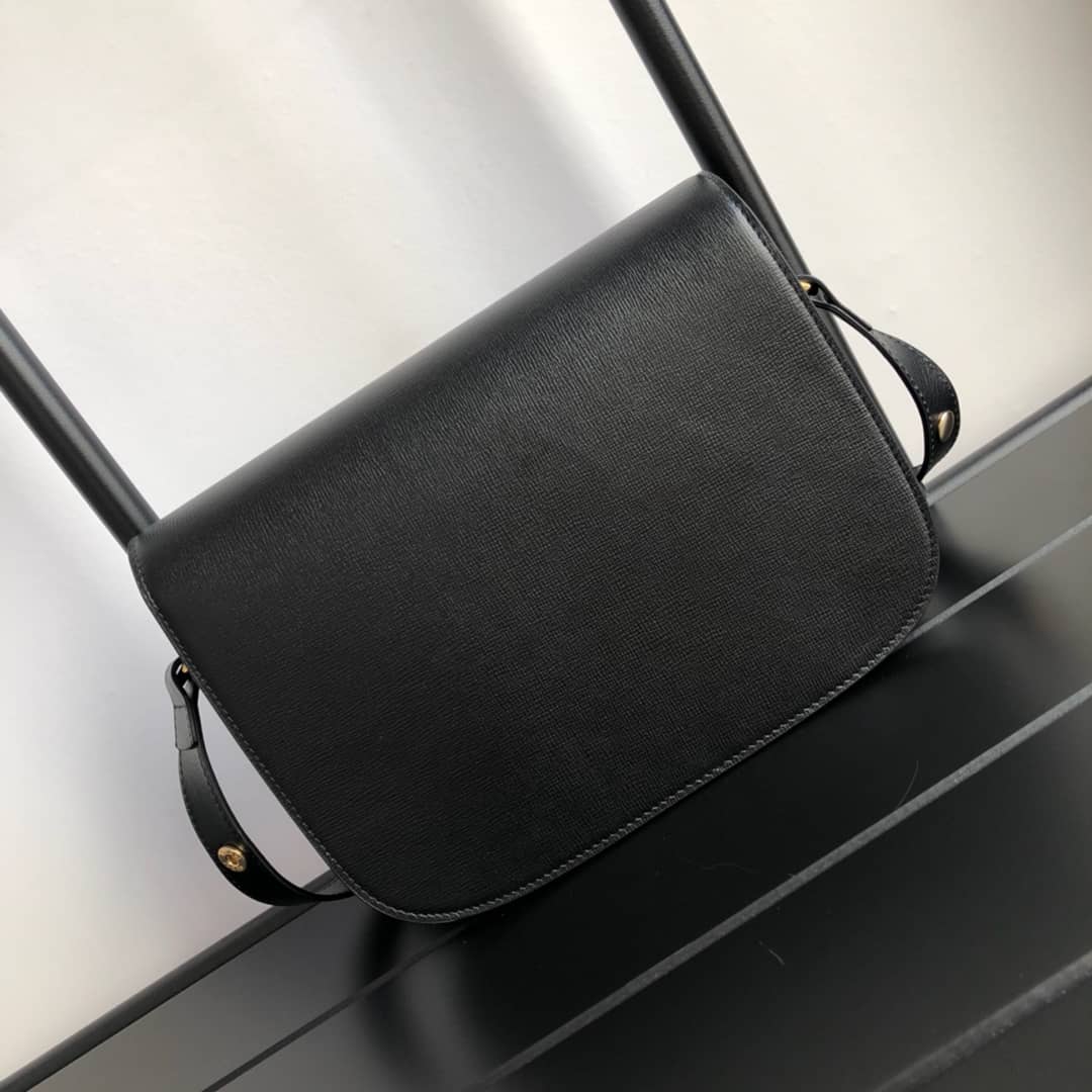 Gucci Horsebit 1955 Shoulder Bag Replica Black 602204 - DEEPREPS