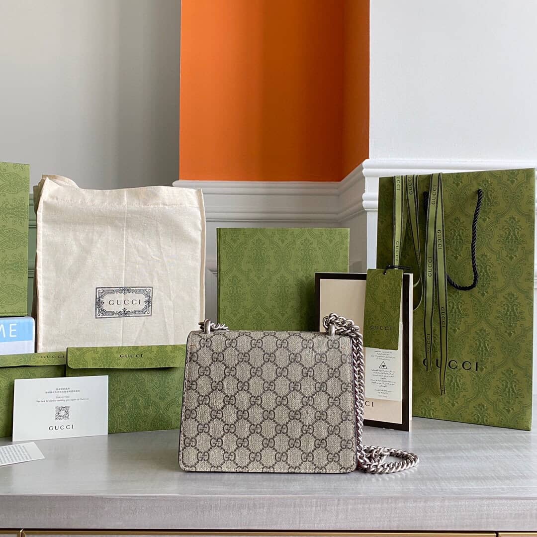 Gucci Dionysus Dupe Supreme Dionysus 2way Mini Chain Shoulder Bag Replica Red 421970 - DEEPREPS