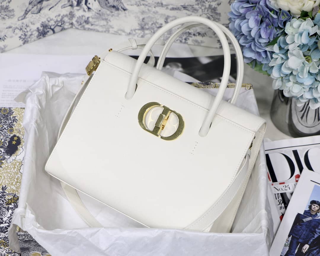 Christian Dior Box Calfskin Large St. Honore Tote - DEEPREPS