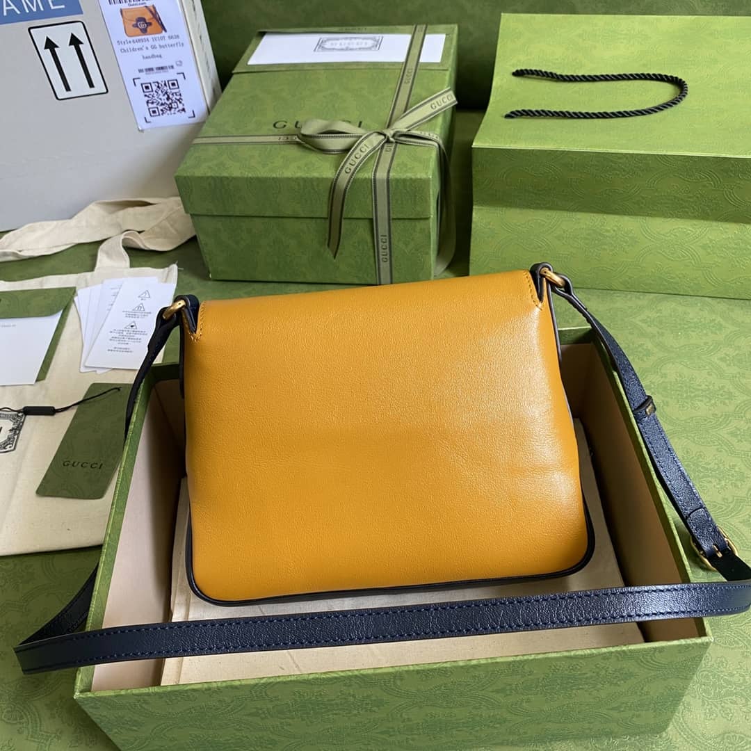 Gucci Double G Messenger Shoulder Bag Replica 648934 - DEEPREPS