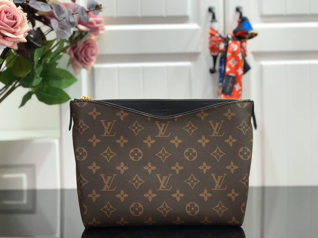 Louis Vuitton Pallas Beauty Case Monogram Canvas Replica Black M64123 - DEEPREPS