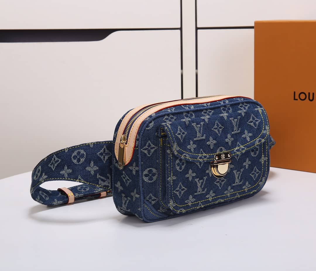 LV Bum Bag Dupe Monogram Denim  M44466 - DEEPREPS