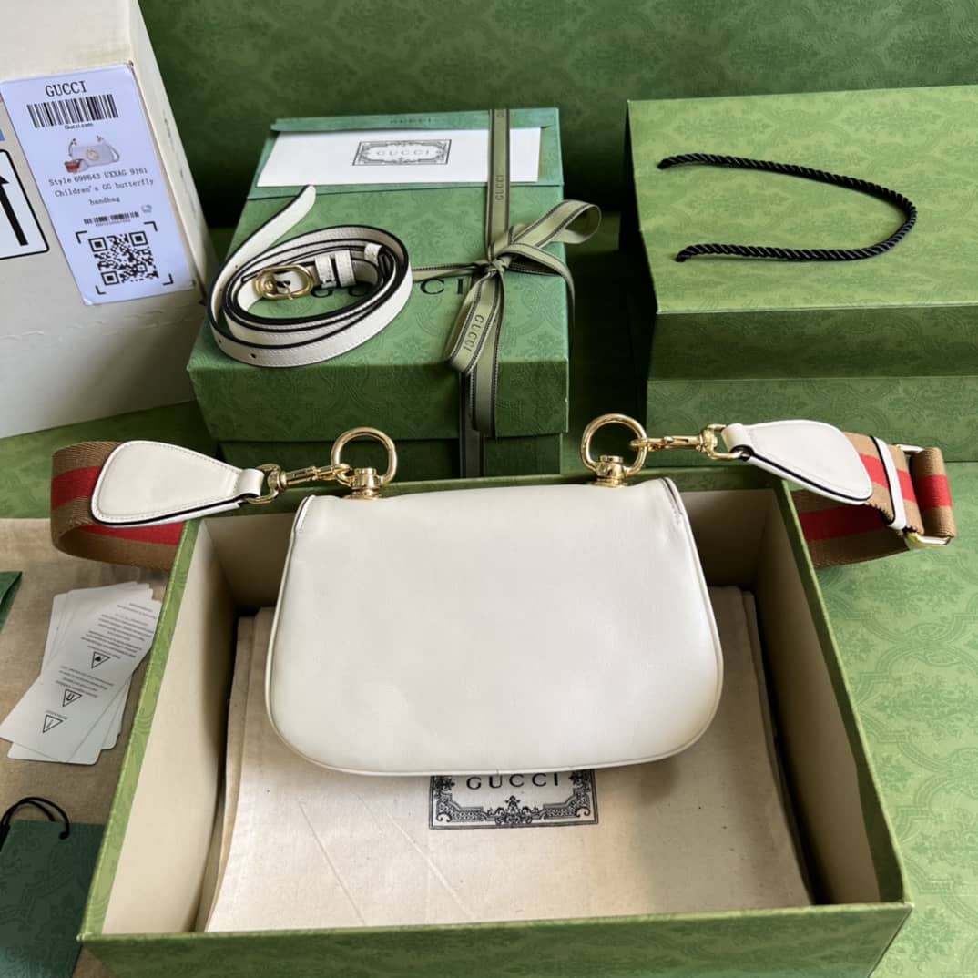 Gucci Blondie Mini Bag White 698643 Replica Crossbody Bag - DEEPREPS