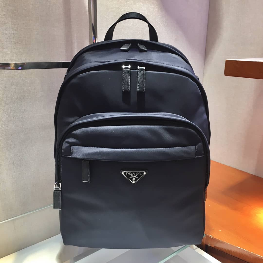 Prada Backpack Dupe Nylon Saffiano Leather - DEEPREPS