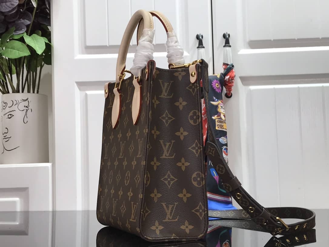 LV Tote Dupe Monogram Sac Plat Petit Tote Replica M45847 - DEEPREPS