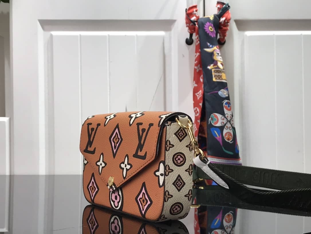 Louis Vuitton Monogram Multi Pochette Félicie Replica Shoulder Bag White M80091 - DEEPREPS