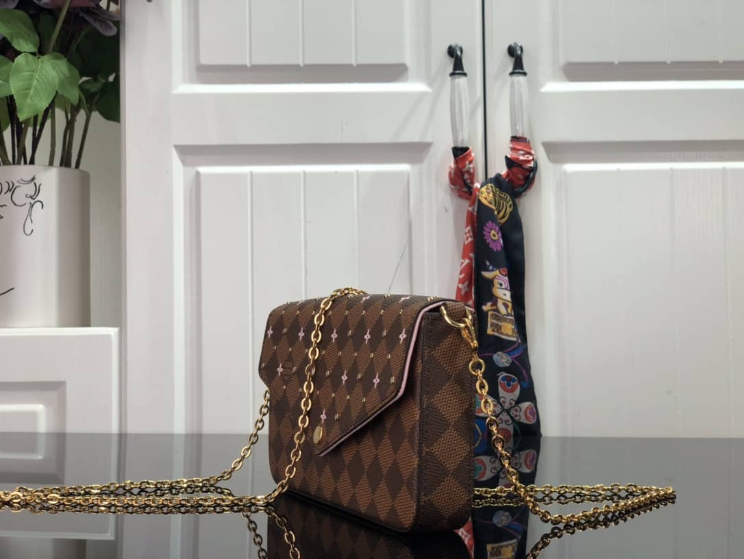 Louis Vuitton Damier Canvas Flicie Replica Pochette N60474 - DEEPREPS