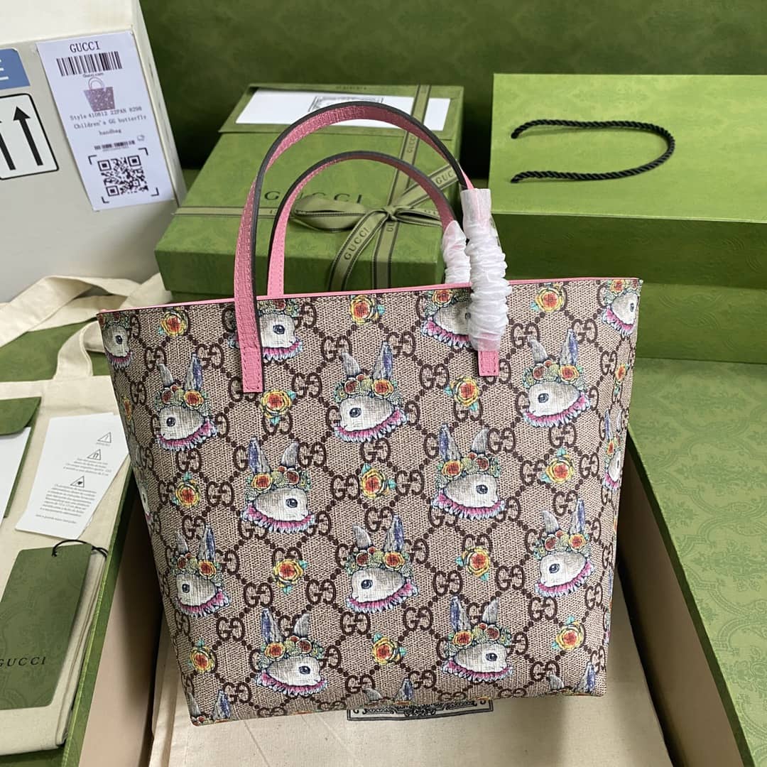 Gucci Children GG Supreme Tote Replica 410812 - DEEPREPS