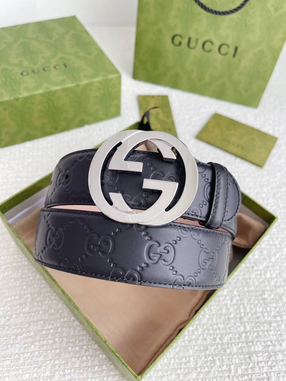 Replica Gucci Buckle Belt 40mm - DEEPREPS
