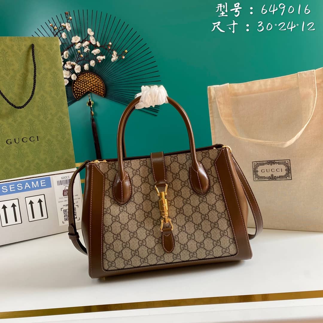 Gucci Jackie 1961 Medium Tote Replica 649016 - DEEPREPS