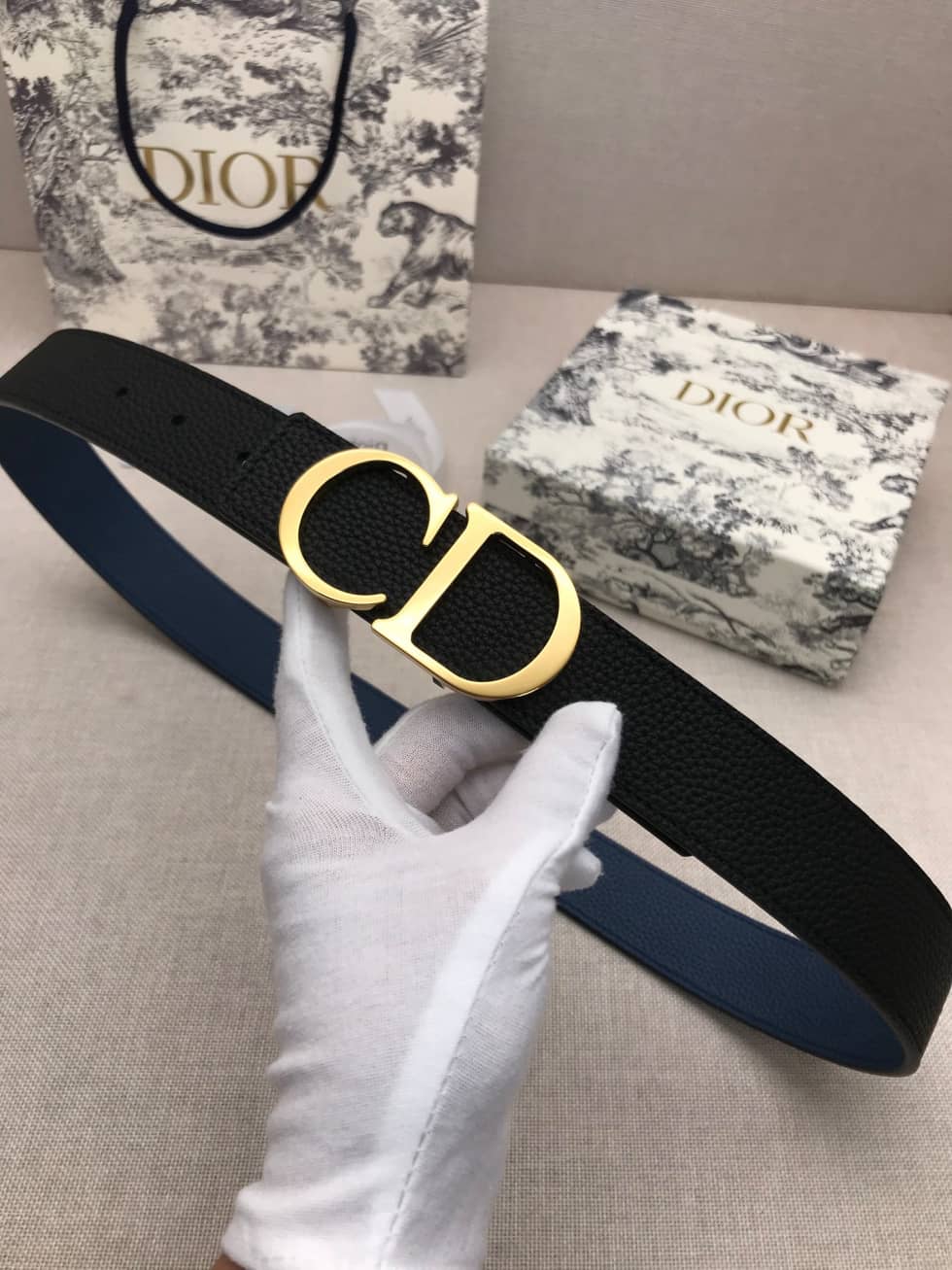 Designer Dior Classic Belt 35mm - DEEPREPS