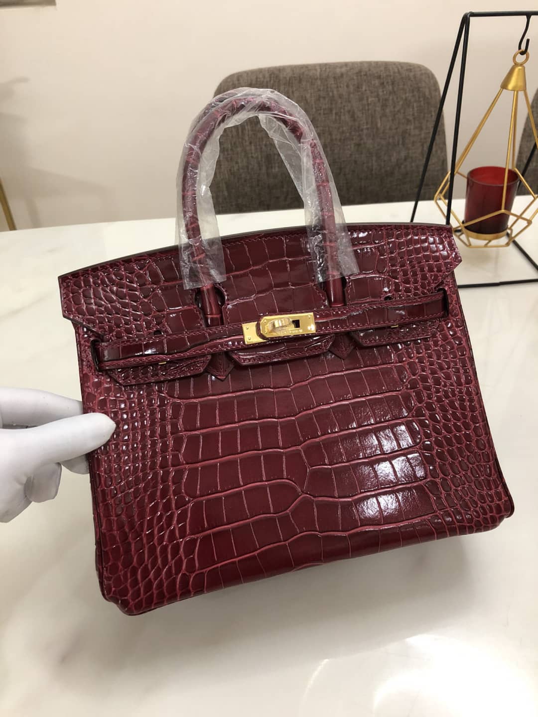 Best Replica Hermes Birkin 25CM Crocodile Shiny Replica Bag(ColaReps) - DEEPREPS