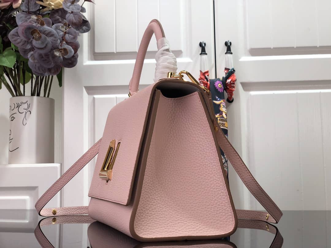 Louis Vuitton Twist One Handle MM Bag Replica Black M57090 - DEEPREPS