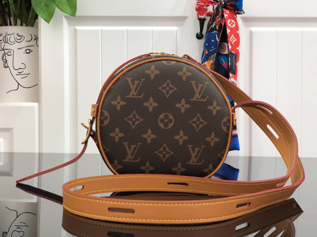 Louis Vuitton Monogram Boite Chapeau Souple PM Replica Crossbody Bag Brown M45149 - DEEPREPS