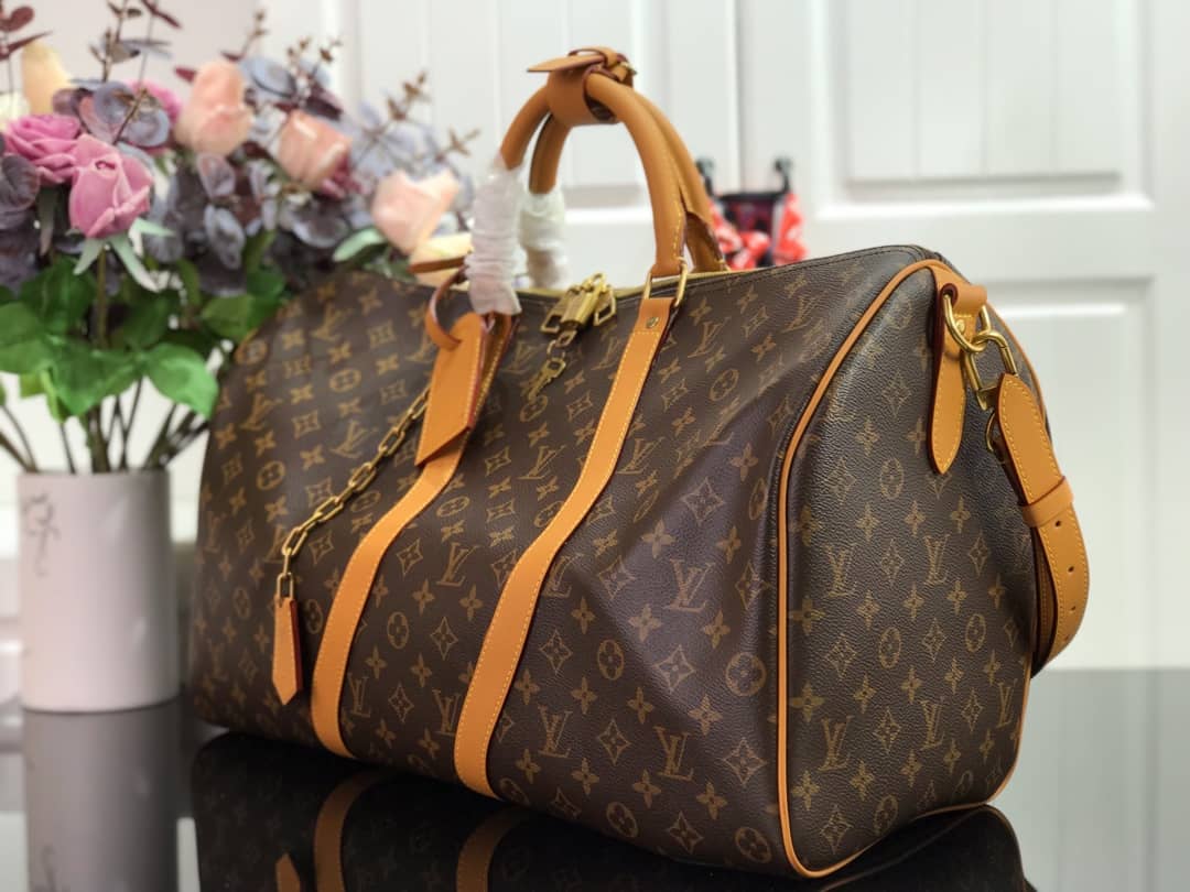 LV Duffle Bag Replica Keepall 50 Virgil Monogram M44880 - DEEPREPS